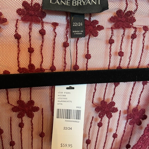 Lane Bryant women’s lace top - Picture 7 of 9
